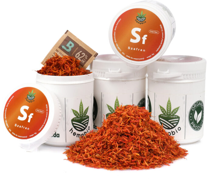 SZAFRAN do AROMATERAPII  susz zioła depresja relaks trawienie