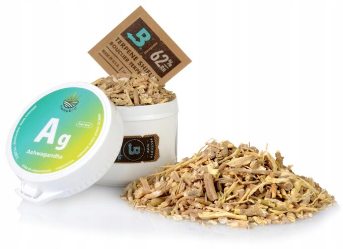 ASHWAGANDHA do AROMATERAPII susz zioła libido seks