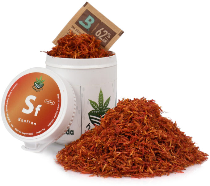 SZAFRAN do AROMATERAPII  susz zioła depresja relaks trawienie
